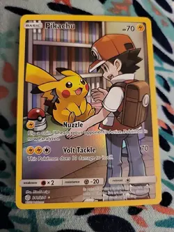Pokemon Cosmic Eclipse Secret Rare Pikachu 241/236 Full Art Mint - Image 1
