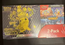 Pokemon Surging Sparks ETB + Booster Bundle Costco (Sealed) - Image 1