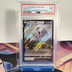 Arceus V SWSH204 Arceus Figure Collection Black Star Promo Pokemon TCG PSA 9 - Image 1