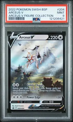 Arceus V SWSH204 Arceus Figure Collection Black Star Promo Pokemon TCG PSA 9 - Image 2