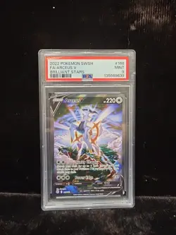 2022 Pokemon SWSH Brilliant Stars #166 Fa/Arceus V Brilliant Stars PSA 9 - Image 1
