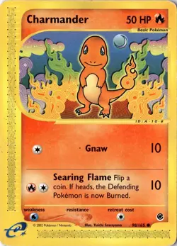 Charmander 098/165 - Expedition - Pokemon - MP - Image 1