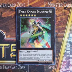 1x Fairy Knight Ingunar - Super Rare - LVAL-EN055 - Unlimited - LP - Image 1
