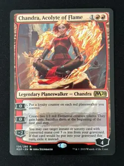 1x MTG Chandra, Acolyte of Flame - Core Set 2020 (M20) #126 - Magic - Image 1