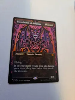 MTG:Bloodletter of Aclazotz (Borderless)(Foil): The Lost Caverns of Ixalan (LP) - Image 1