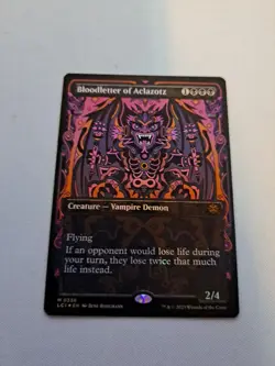 MTG:Bloodletter of Aclazotz (Borderless)(Foil): The Lost Caverns of Ixalan (LP) - Image 3