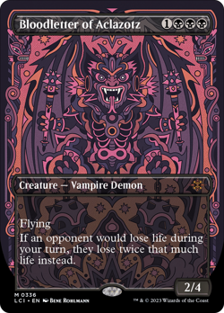 Bloodletter of Aclazotz (Borderless) The Lost Caverns of Ixalan - Near Mint Foil - Image 1