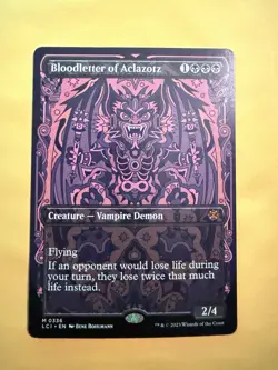 MTG Bloodletter of Aclazotz (Borderless) The Lost Caverns of Ixalan Foil #336 - Image 1