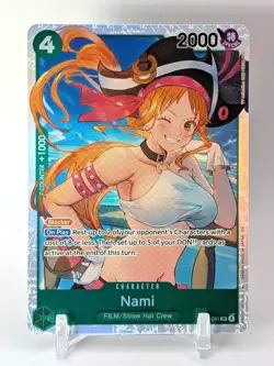 One Piece TCG Nami OP14-031 SR Near Mint/Mint+ The Azure Sea's Seven - Image 1