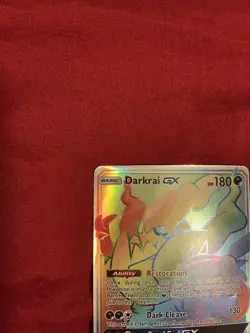 Darkrai GX 158/147 Secret Rare Holo SM - Burning Shadows NM Pokemon TGC - Image 3