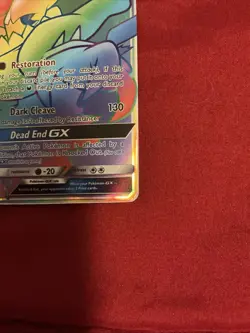Darkrai GX 158/147 Secret Rare Holo SM - Burning Shadows NM Pokemon TGC - Image 5