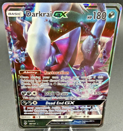 Darkrai GX Ultra Rare Holo SM - Burning Shadows 88/147 NM Pokemon TCG - Image 1