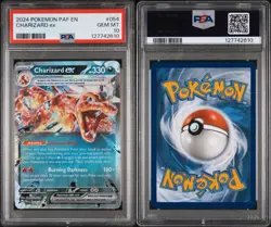 2024 POKEMON PAF EN-PALDEAN FATES #054 CHARIZARD EX PSA 10 - Image 3