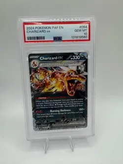 2024 POKEMON PAF EN-PALDEAN FATES #054 CHARIZARD EX PSA 10 - Image 1