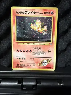 Pokemon TCG Blaine's Moltres Holo Rare Card Gym Heroes Japanese, FOOT SWIRL - Image 1
