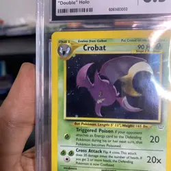 CGC 8.5 Crobat 2001 Neo Revelation 4/64 Double Holo Pokemon Card Unlimited - Image 2