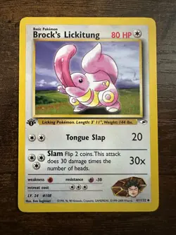 Pokemon Gym Heroes 1st Edition - Choose Your Card! 2000 Vintage WoTC - NM/LP/MP - Image 2