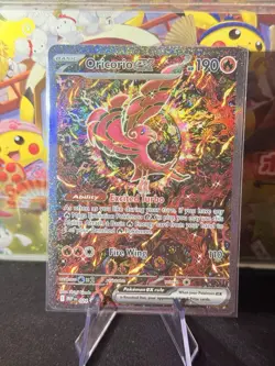Oricorio EX #24 Mega Evolution Phantasmal Flames Black Star Promo Card NM #5 - Image 1