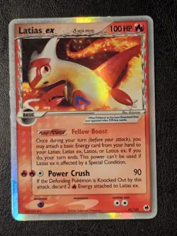 Latias ex (Delta) 95/101 - Dragon Frontiers UR Holo - Moderate Play Pokemon Card - Image 1