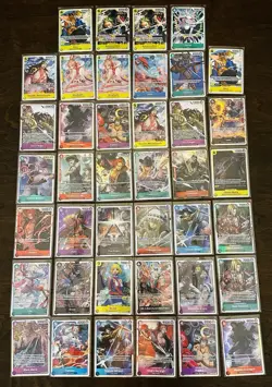 One Piece TCG SR Lot X40 Cards Plus Holo Don Cards X5 - Image 1