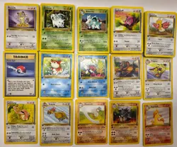 Pokemon Fossil 1st Edition Lot 265 Cards - Image 2