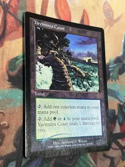 Yavimaya Coast Lightly Played LP FOIL - MTG Magic Apocalypse - Image 2