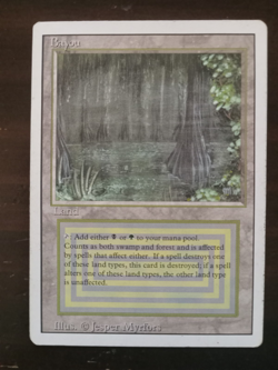 MTG Bayou Revised Edition - Image 1