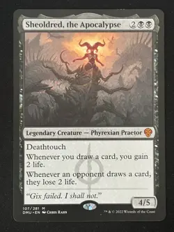 1x MTG Sheoldred, the Apocalypse - Dominaria United (DMU) #107 - Magic - Image 1