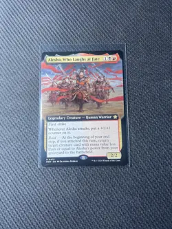 Alesha, Who Laughs at Fate Extended Art Foundations MTG - Image 1