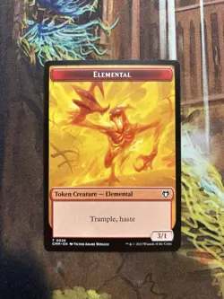 MTG Construct Token Double-Sided Commander Masters NM - Image 3