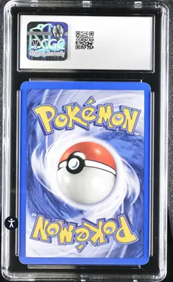 Poliwrath 15/130 Base Set 2 Blue Dot Error Holo Rare 2000 CGC 8.5 NM/MINT+ - Image 3