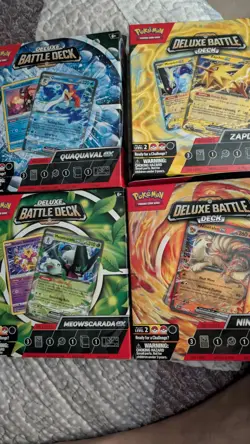 Lot Of 4 - Pokemon Deluxe Battle Decks ex Factory Sealed - Image 1