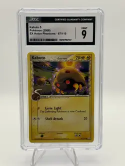 Pokemon 2006 Kabuto Ex Holon Phantoms 67/110 Cgc 9 - Image 1