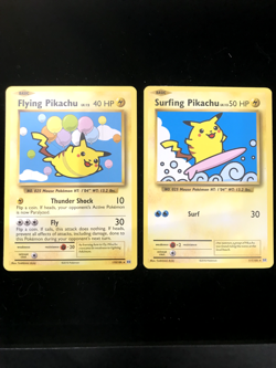 Pokemon TCG - Flying Pikachu & Surfing Pikachu Secret Rare Set XY Evolutions -NM - Image 1