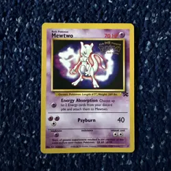 Mewtwo 03/53 Pokemon WOTC Black Star Movie Promo 1999 Lightly Played - Image 1