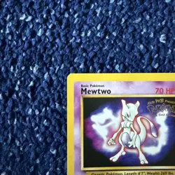 Mewtwo 03/53 Pokemon WOTC Black Star Movie Promo 1999 Lightly Played - Image 3