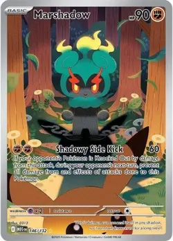 Marshadow - 146/132 - Pokemon Mega Evolution Illustration Rare NM - Image 1