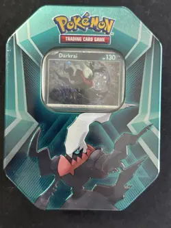 Pokemon TCG Darkrai Triple Whammy Collector Tin Factory Sealed - Image 1