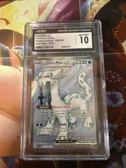 Chien-Pao ex 236/193 Sv02: Paldea Evolved Holo CGC Gem Mint 10 - Image 1