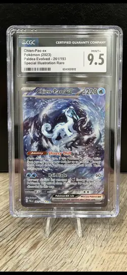 {CGC Mint+ 9.5} Chien-Pao EX #261 Pokemon Paldea Evolved - Image 1