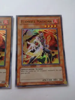 Playset: 3x Flamvell Magician HA01-EN008 (Super Rare, Limited, Light Play / LP) - Image 4