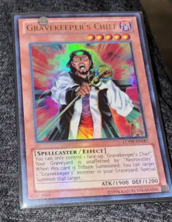 Yugioh Gravekeeper's Chief LCYW-EN187 Ultra Rare Unlimited Near Mint - Image 1