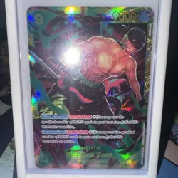 One Piece TCG Wings of the Captain Roronoa Zoro SEC OP06-118 - Image 2