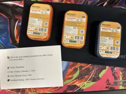 Dented!💥 Bandai One Piece Card Game Tin Pack Set Vol. 2 [Set of 3] New, Sealed - Image 2