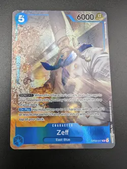 Zeff OP03-047 Alt Art Parallel (ALT) One Piece - Pillars of Strength ENGLISH - Image 1