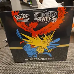 Hidden Fates ETB Elite Trainer Box Pokemon TCG Sealed Brand New Factory Sealed - Image 1