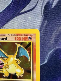 Pokemon TCG Base Set Charizard Holo Card 4/102 WOTC Unlimited MP-LP - Image 4