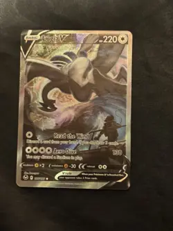 Pokemon TCG Silver Tempest Lugia V Alternate Art 186/195 Mint Condition Card - Image 1