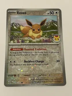 Eevee 074/131 Pokemon Day 2025 | Stamped Promo Card | Prismatic Evolutions - Image 3