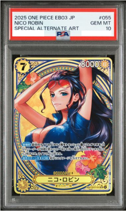 PSA 10 Nico Robin EB03-055 SP SR Parallel ONE PIECE Card Heroines edition 2025 - Image 1